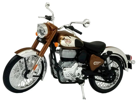 Royal Enfield Classic 350 Chrome bronze colour scale 1/12