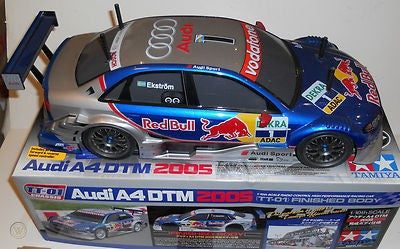 Tamiya Racing Audi A4 Dtm 2005Tl01 Rare Roling 1/10Scale Rc Car