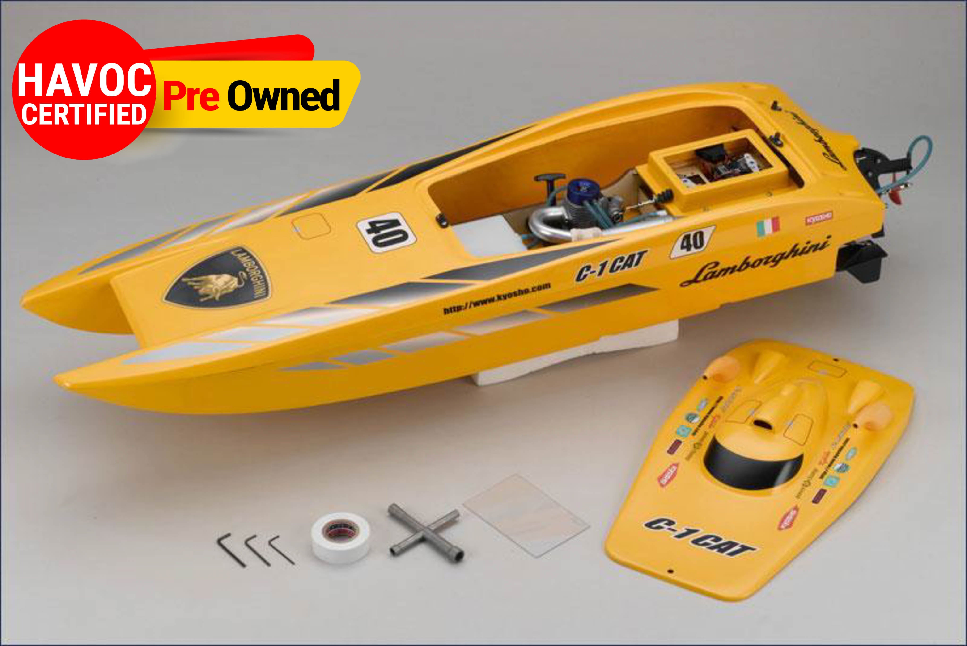 KYOSHO LAMBORGHINI NITRO BOAT-QUALITY PRE OWNED