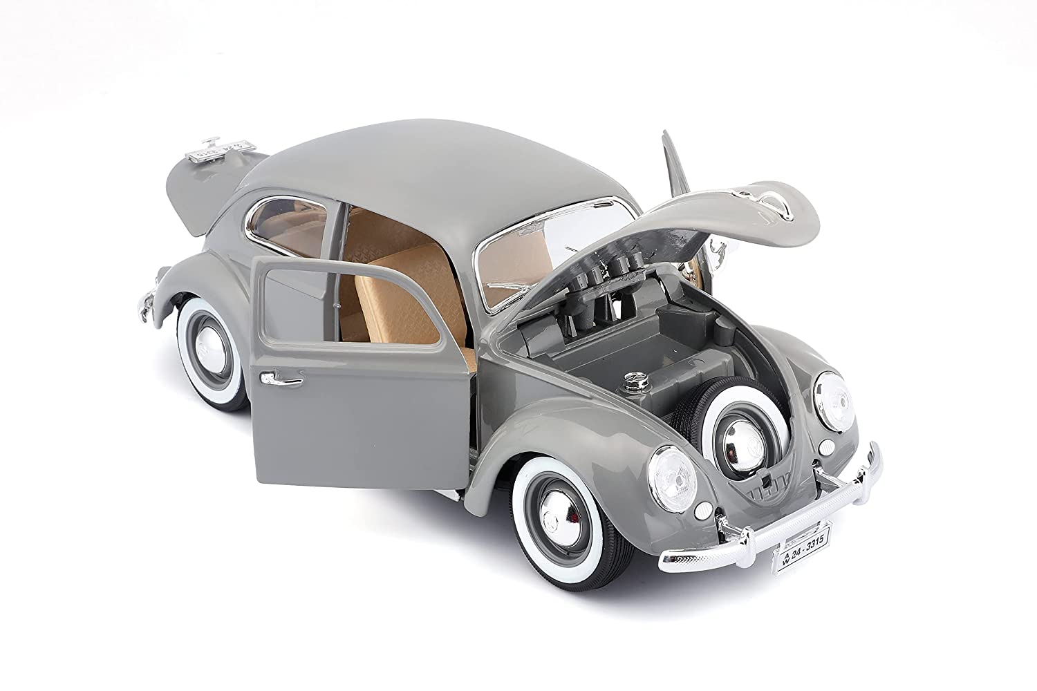 Bburago 1955 Volkswagen Kafer Beetle 1/18 Grey