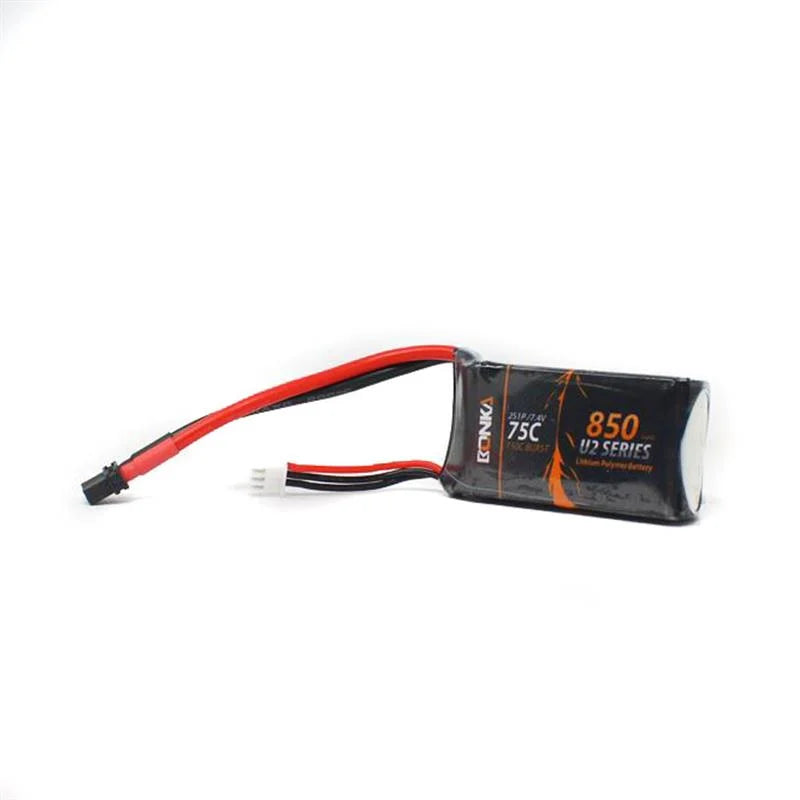 Bonka 7.4V 850mAh 75C 2S Lithium Polymer Battery Pack