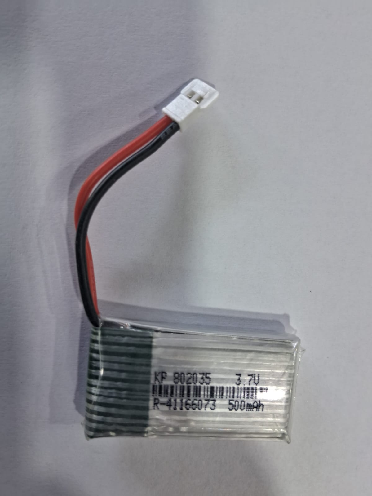 LIPO 3.7V 500MAH 1S BATTERY