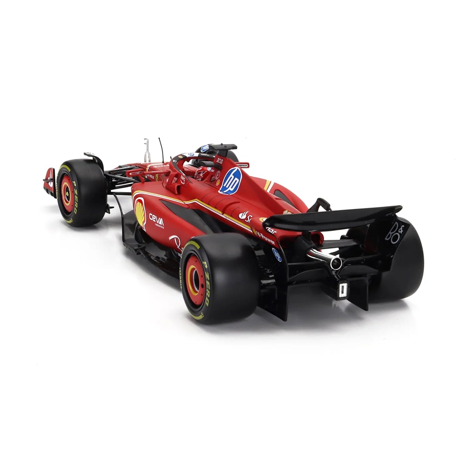 BBURAGO #16 LECLERC SF24 2024 SEASON 1:18 SCALE DIECAST MODEL