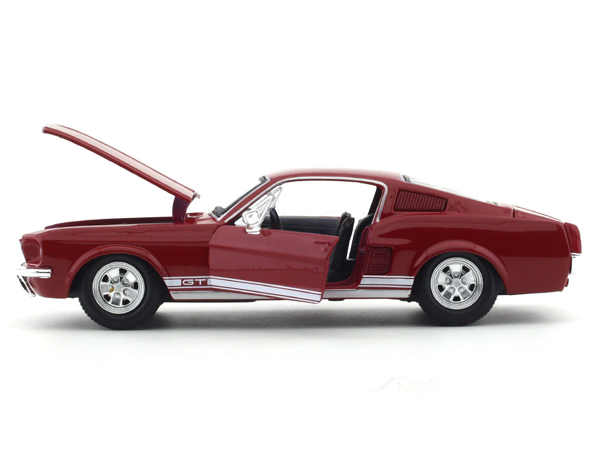MAISTO 1/24 SCALE 1967 FORD MUSTANG GT (CHERRY RED) DIECAST CAR MODEL 51260
