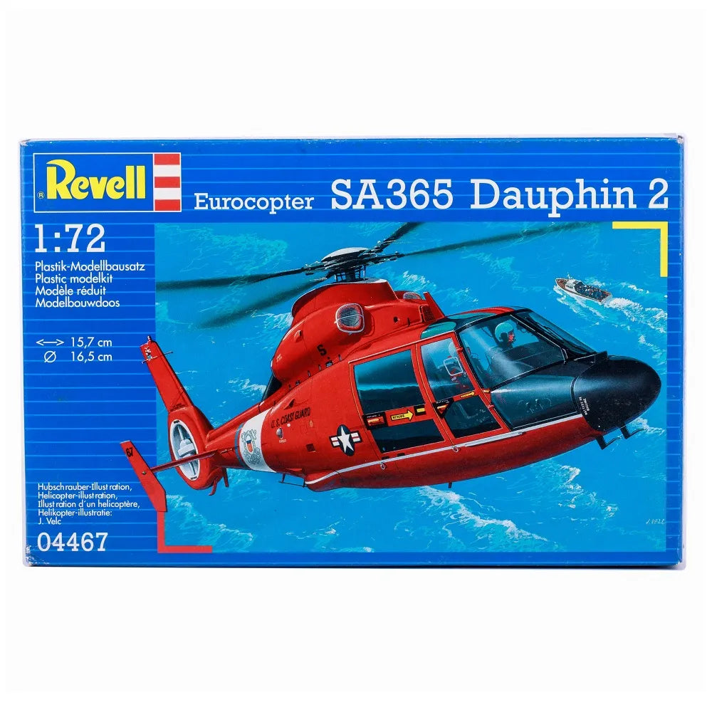 Revell 1:72 Scale Eurocopter SA 365 Dauphin 2 Helicopter 04467