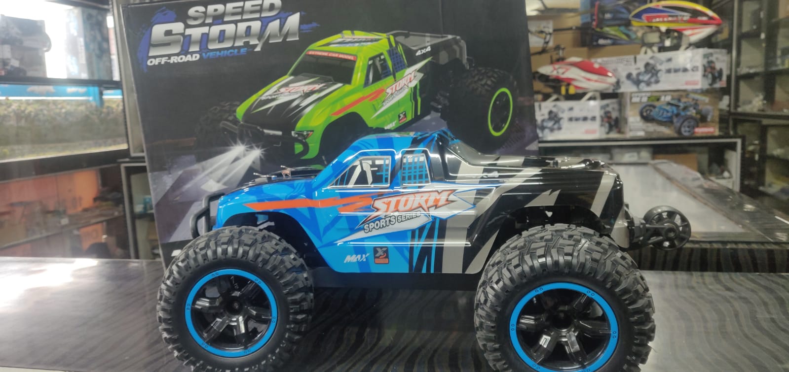 RC CAR SPEED STORM ELECTRIC 1:10 BRUSHED,4WD OFF ROAD