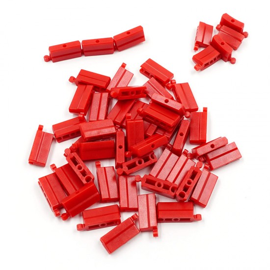 Turbo Racing - 1:76 RC Car Spare Parts - Guardrail Red (50 Pcs)760076