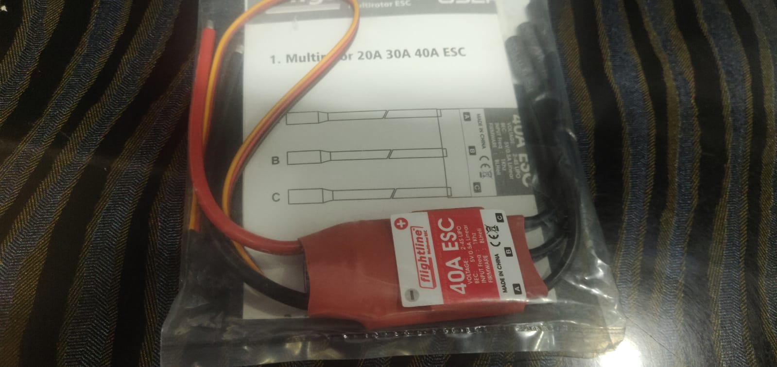 Esc 40A  BL Heli without Connector