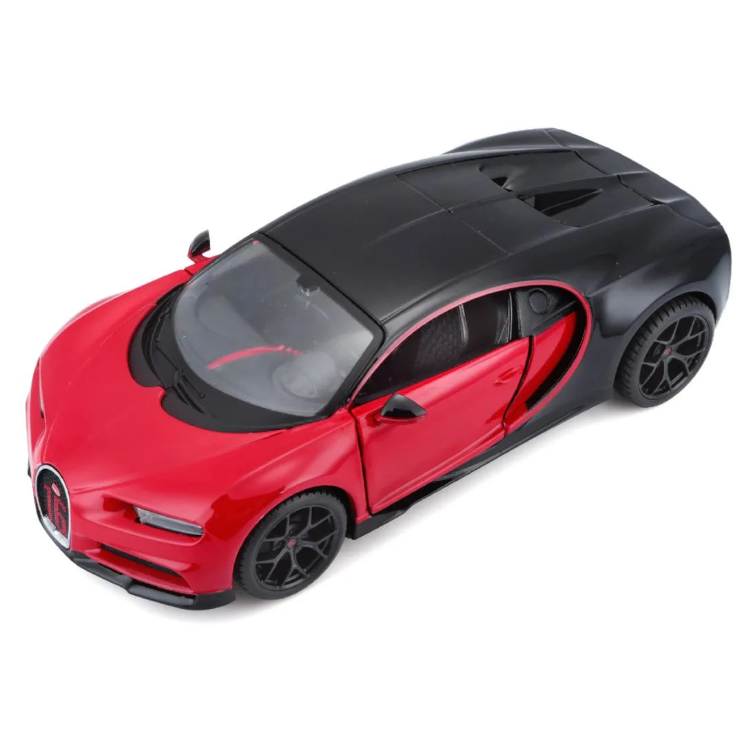 MAISTO BUGATTI CHIRON 1/24 RED SPORT DIECAST MODEL 51524