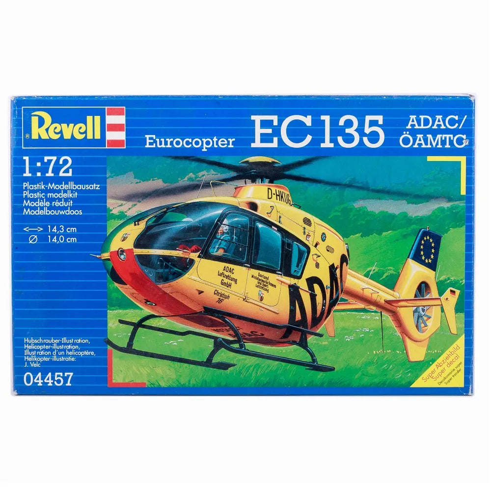 Revell 1:72 Scale Eurocopter EC 135 Helicopter ADAC/OAMTC 04457