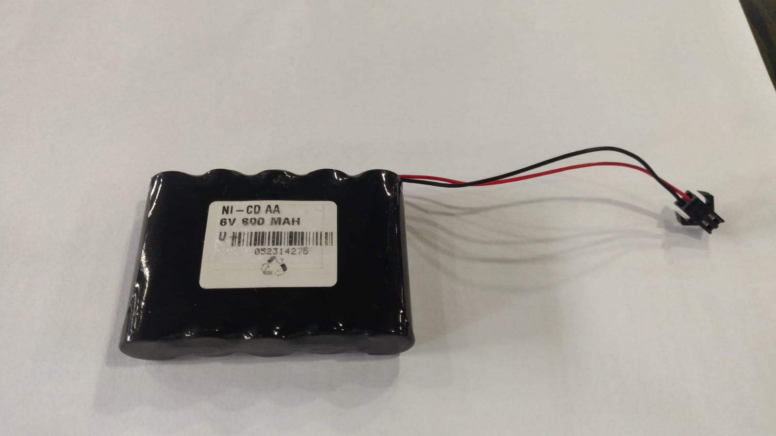 6V 800Mah Nicd AA  Battery Pack