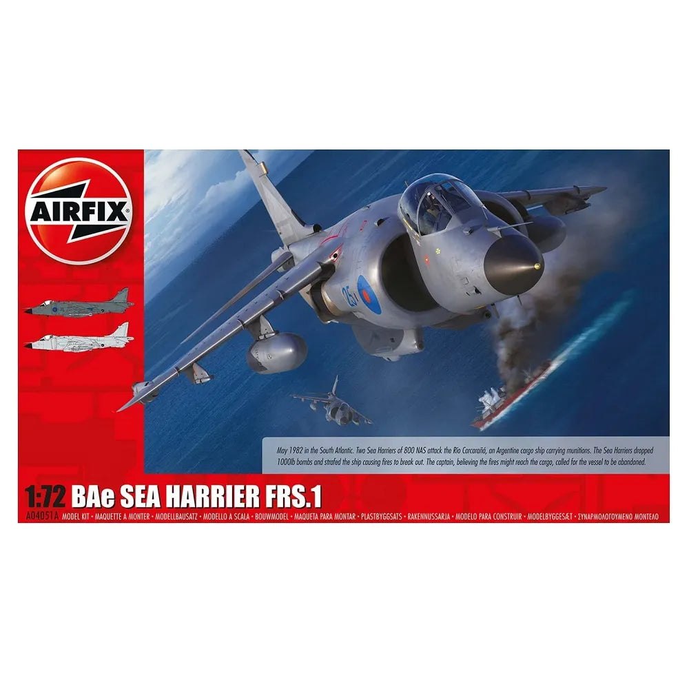 Airfix 1:72 BAe Sea Harrier FRS.1 Aircraft Model Kit