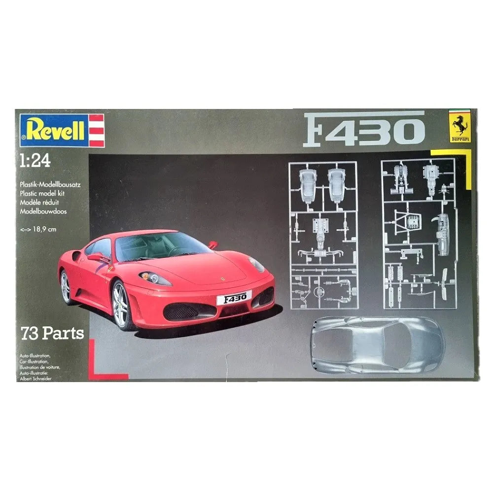 Revell Ferrari F430 1:24 Scale Plastic Model Kit 07381 (Officially Licensed)