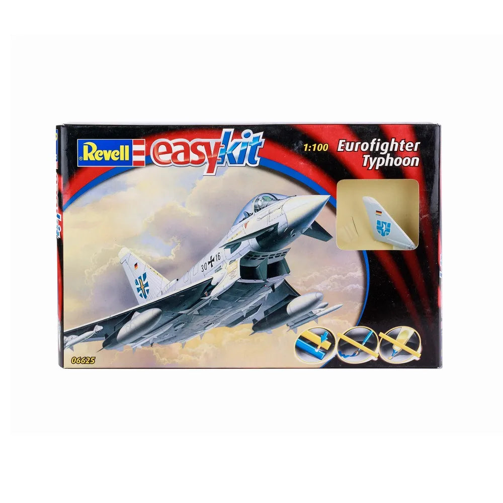 Revell Easykit 1:100 Scale Eurofighter Typhoon Fighter Aircraft – 06625