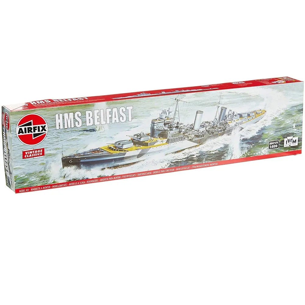 Airfix A04212V 1:600 Scale HMS Belfast War Ship Model Kit