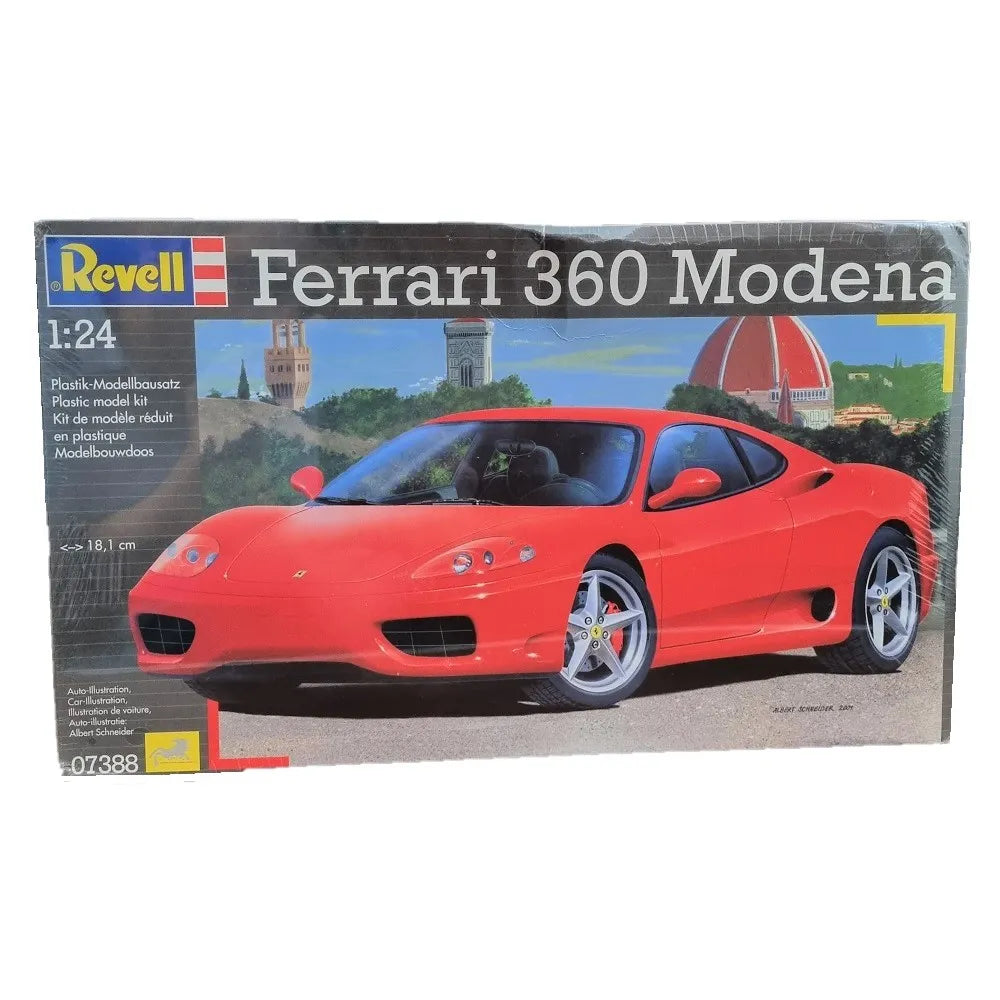 Revell Ferrari 360 Modena 1:24 Scale Plastic Model Kit 07388 (Officially Licensed)