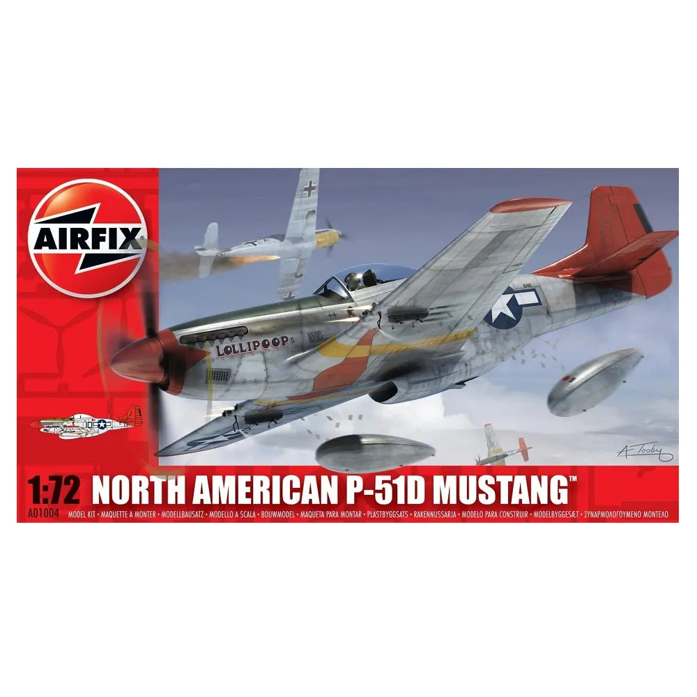 Airfix A01004 1:72 North American P-51D Mustang Aircraft Model Kit