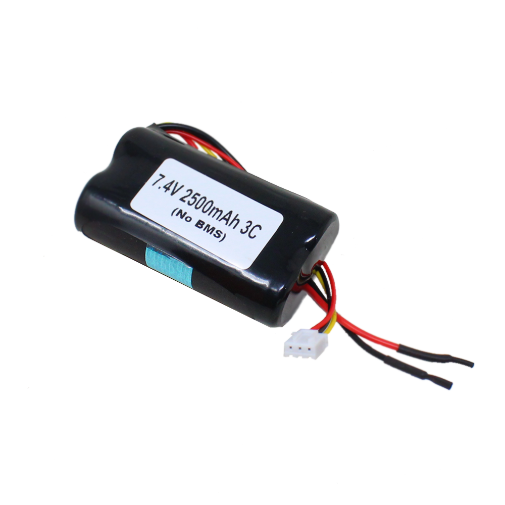 7.4V 2500MAH 18650 BATTERY WITHOUT BALANCER CABLE