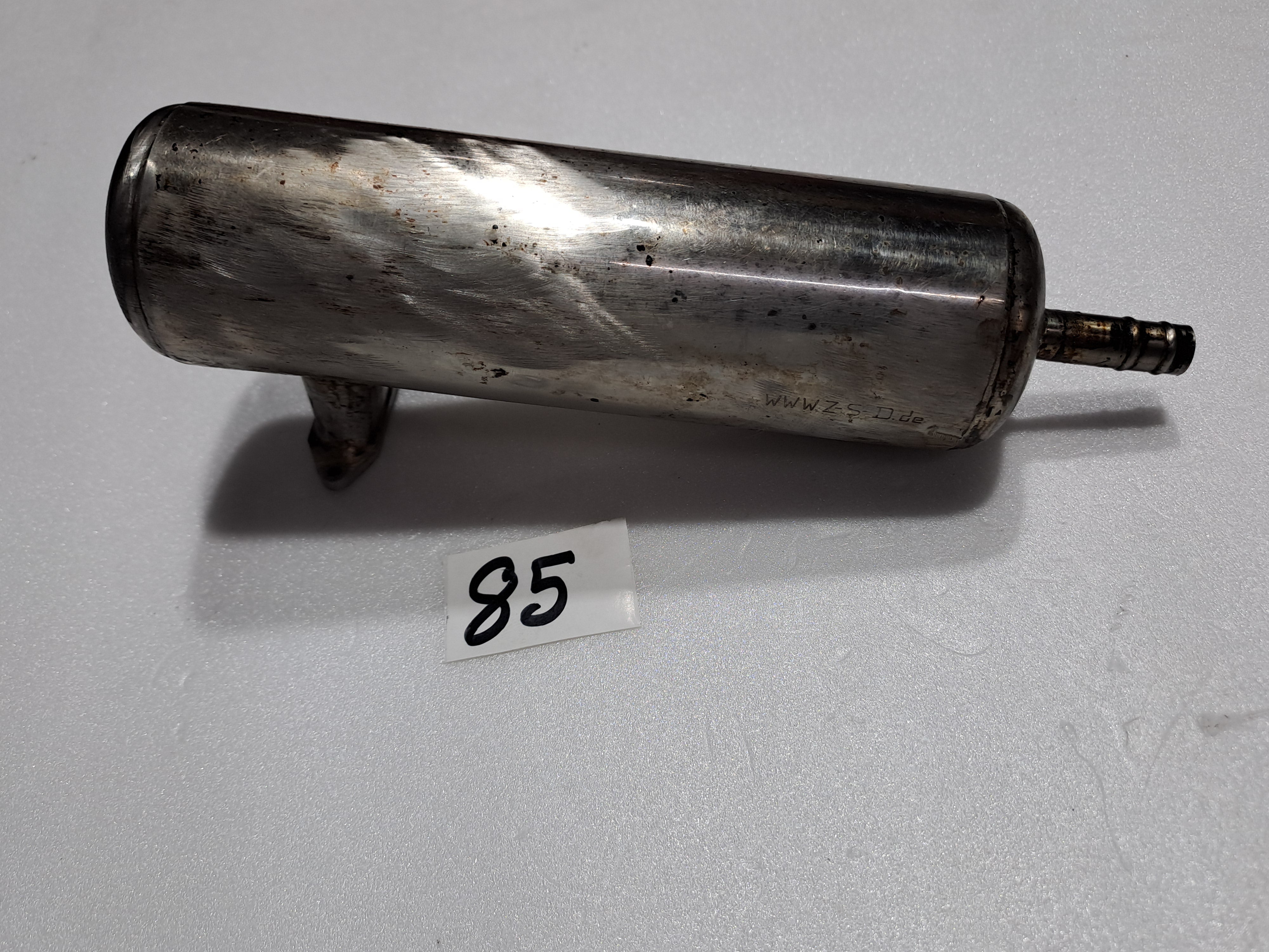 MUFFLER FOR 50 SIZE HELI  NITRO ENGINE LENGTH-200MMPRE OWNED QUALITY