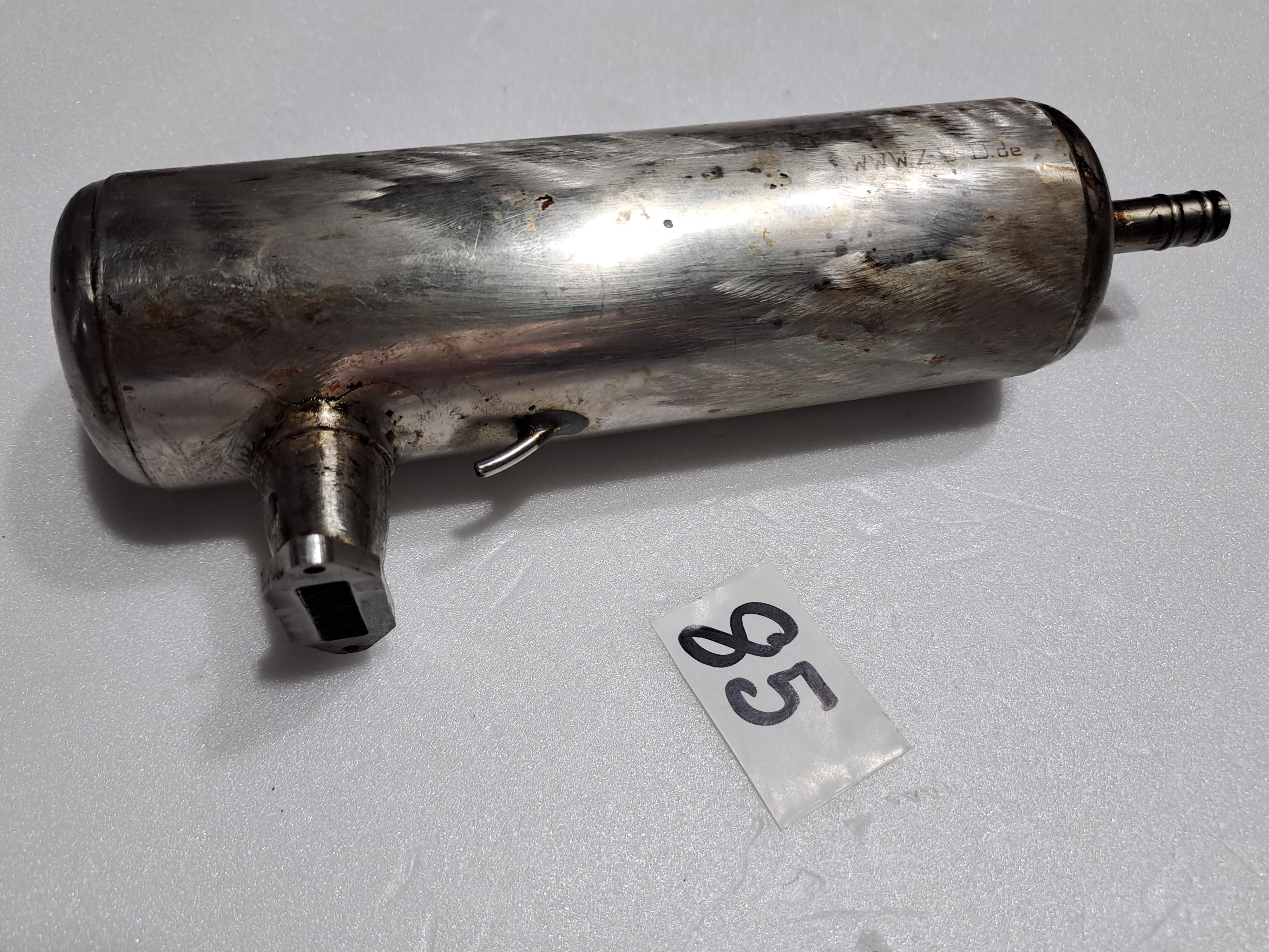 MUFFLER FOR 50 SIZE HELI  NITRO ENGINE LENGTH-200MMPRE OWNED QUALITY