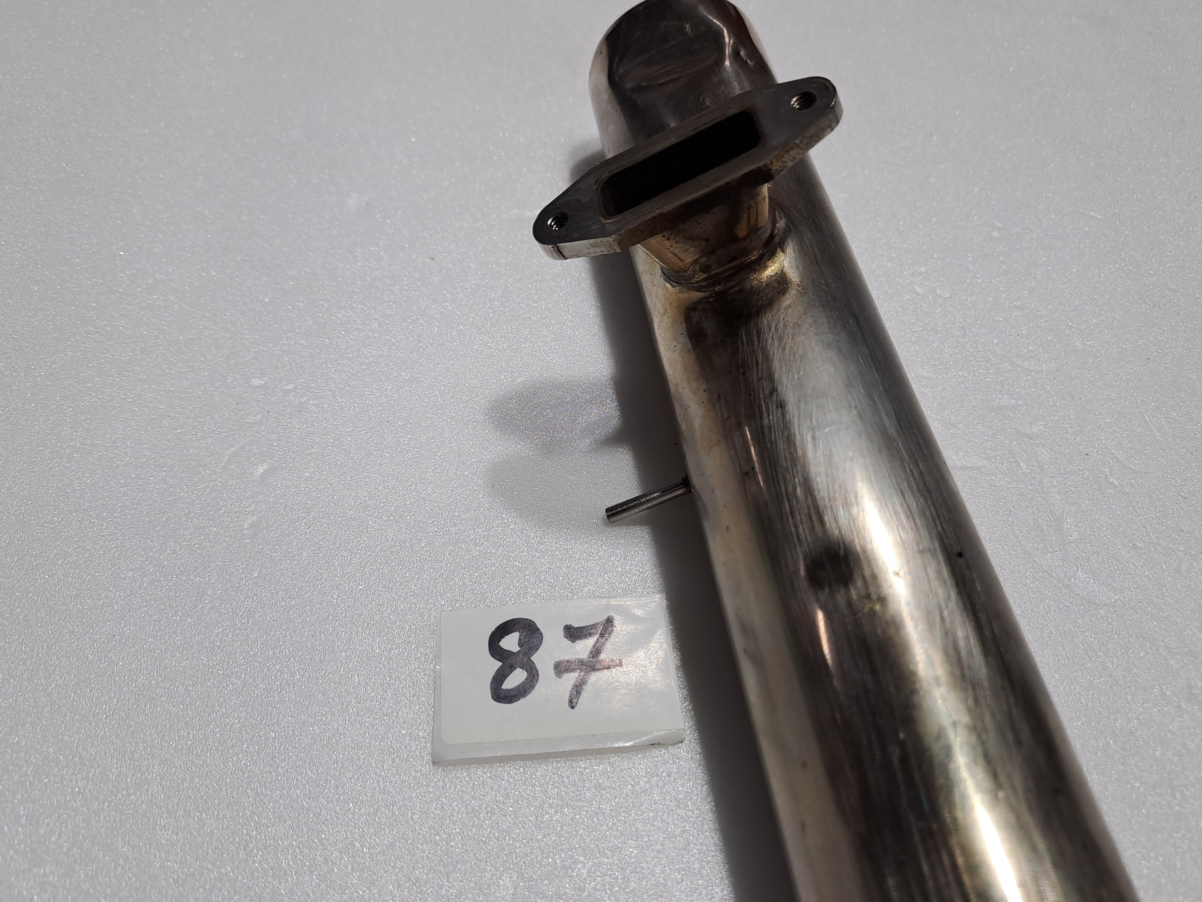 MUFFLER FOR 90 SIZE HELI NITRO ENGINE LENGTH-295MM PRE OWNED QUALITY