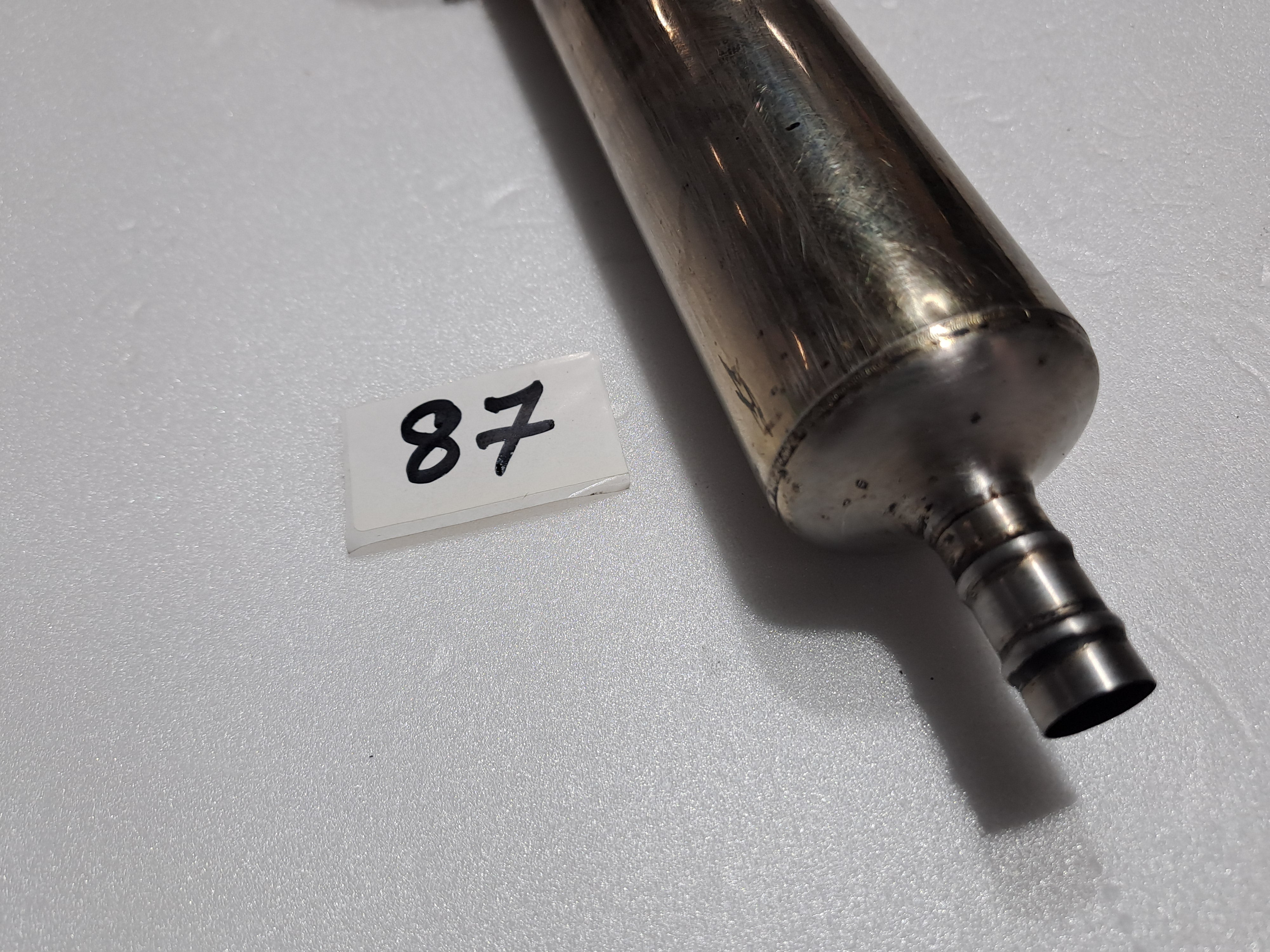 MUFFLER FOR 90 SIZE HELI NITRO ENGINE LENGTH-295MM PRE OWNED QUALITY