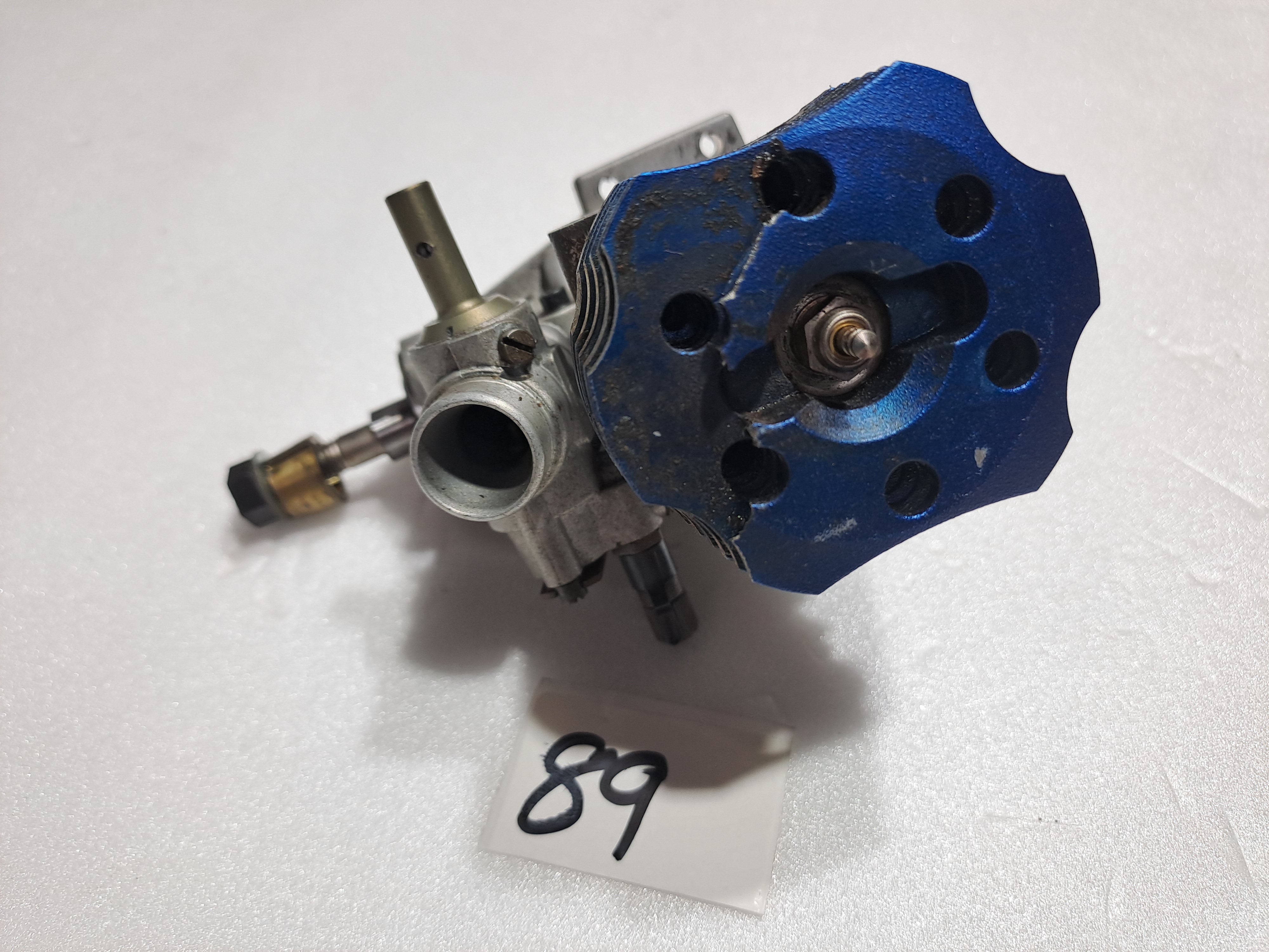OS MAX SX 50 SIZE NITRO ENGINE FOR HELI (HEAD DAMAGED )PRE OWNED QUALITY
