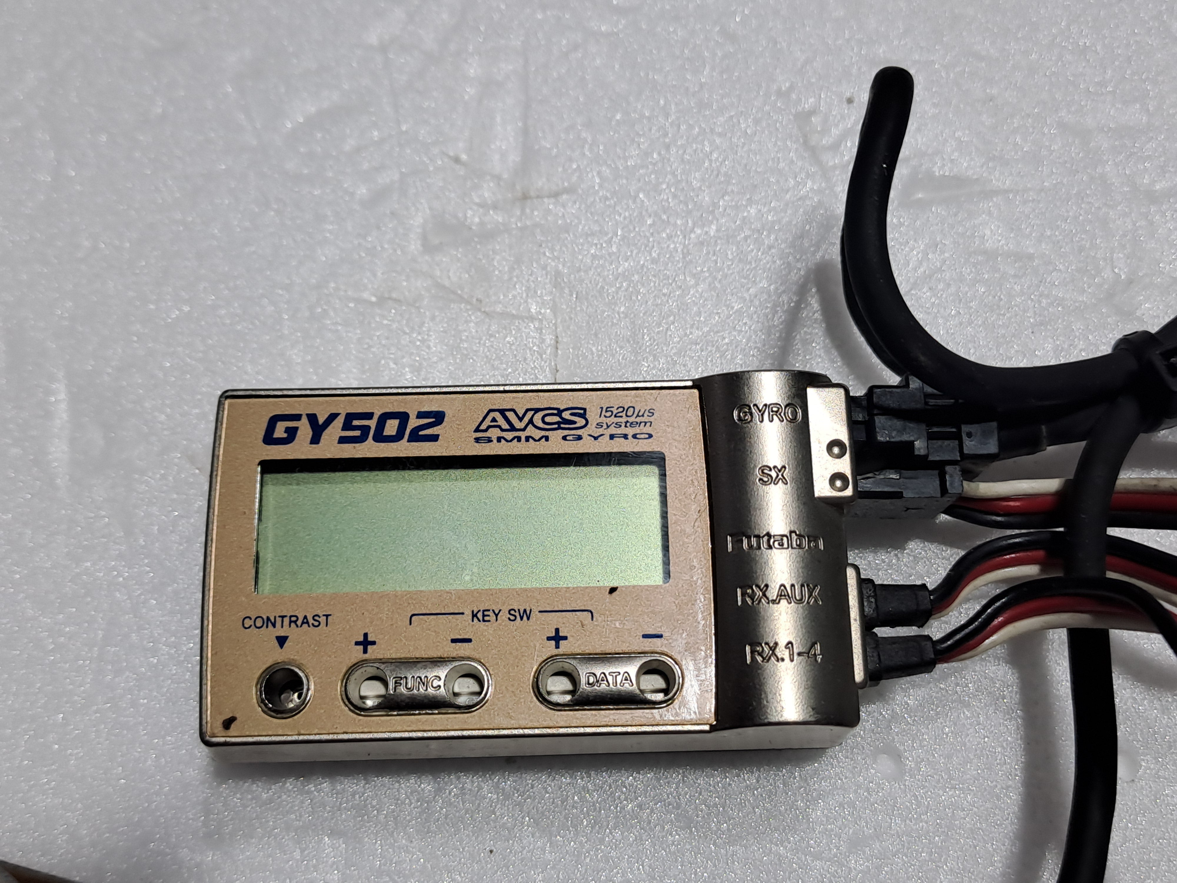 FUTABA GY502 AVCS GYRO W LCD CONTROLLER PRE OWNED QUALITY
