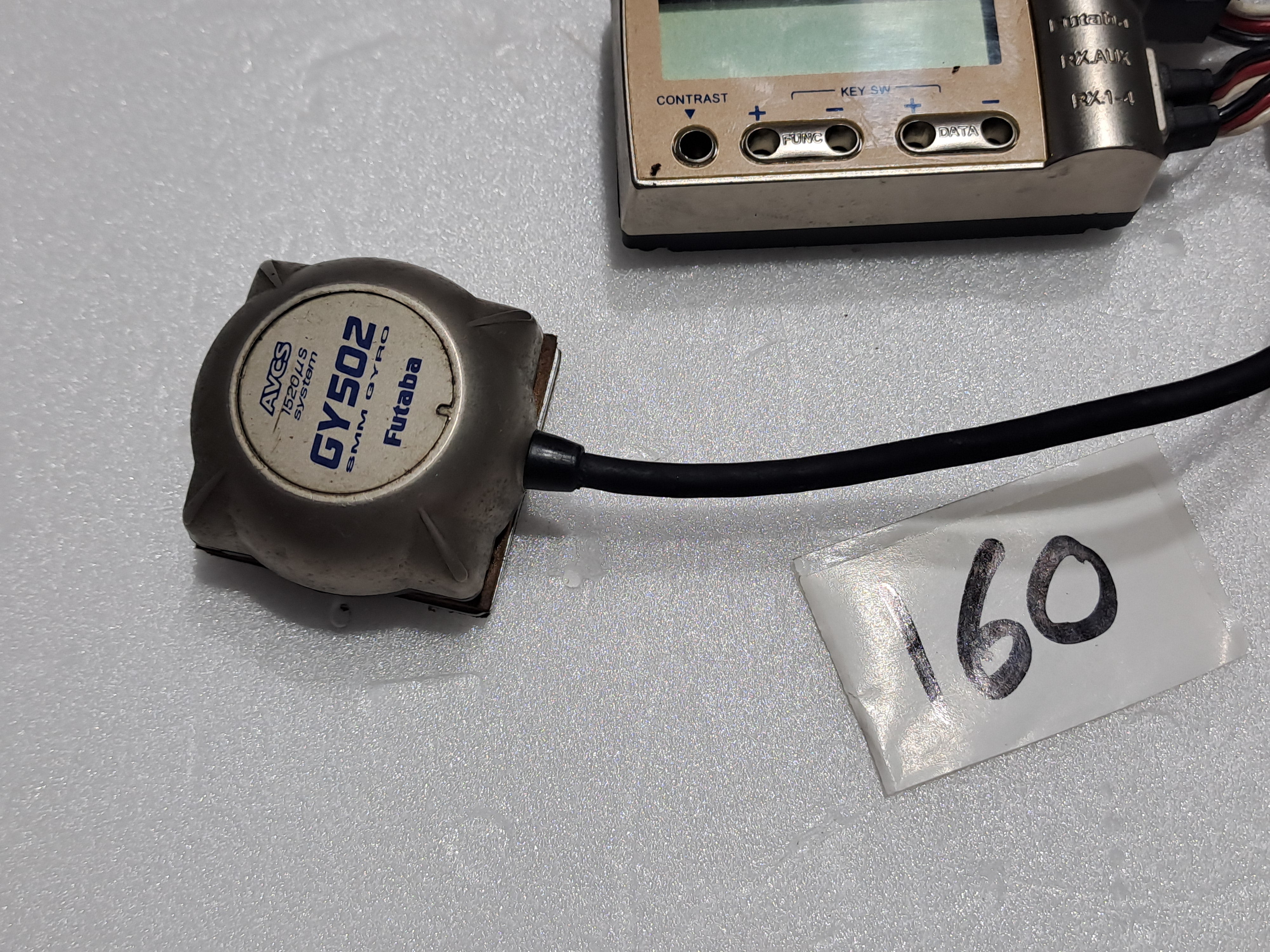 FUTABA GY502 AVCS GYRO W LCD CONTROLLER PRE OWNED QUALITY