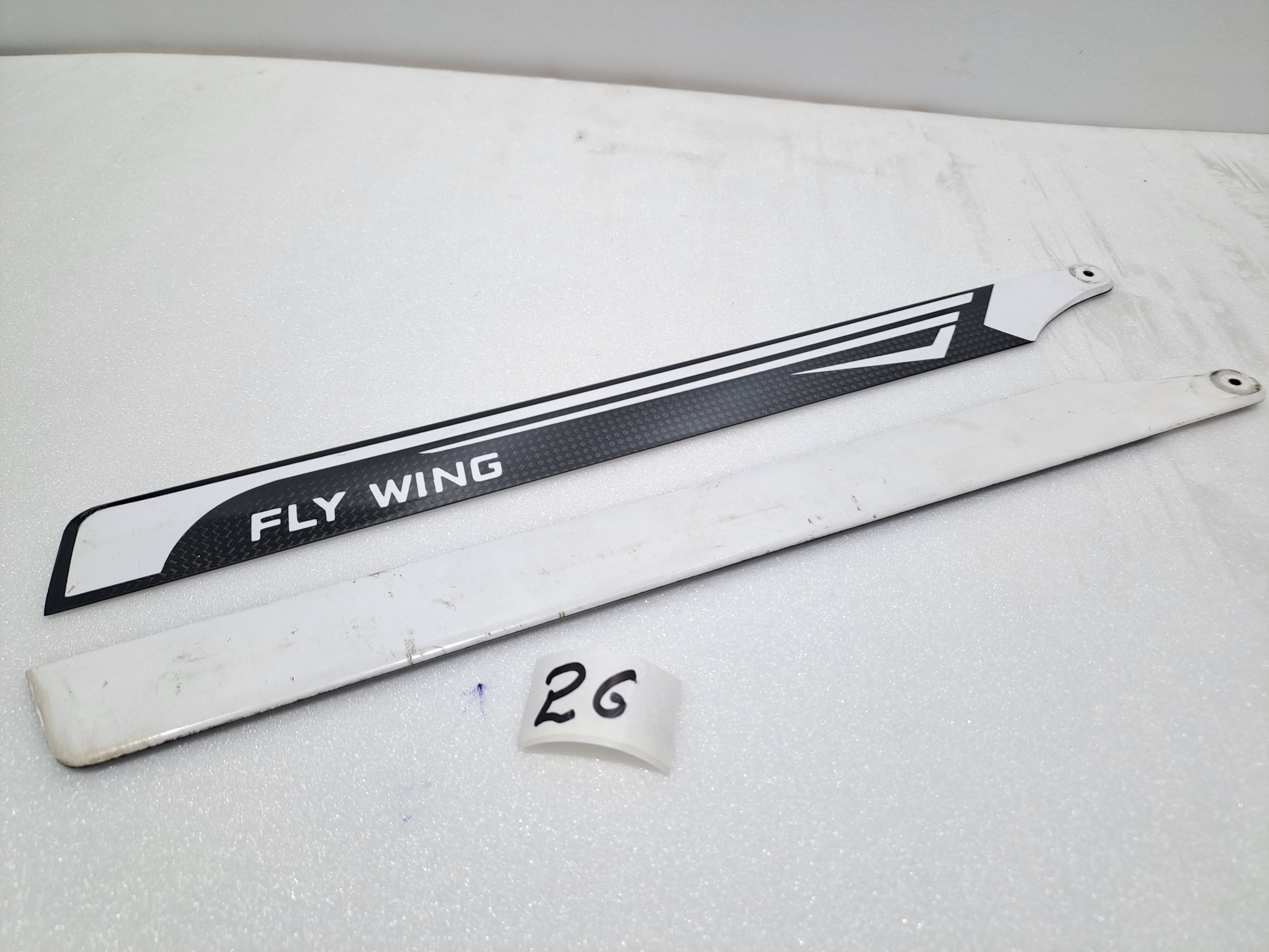 FLYWING FW450 V2-V3 / AIRWOLF V2 360MM CARBON FIBER MAIN BLADES-QUALITY PREOWNED(1SET)