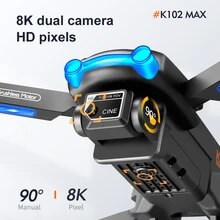 TOY DRONE K102 MAX WITH CAM & OBSTACLE AVOIDANCE