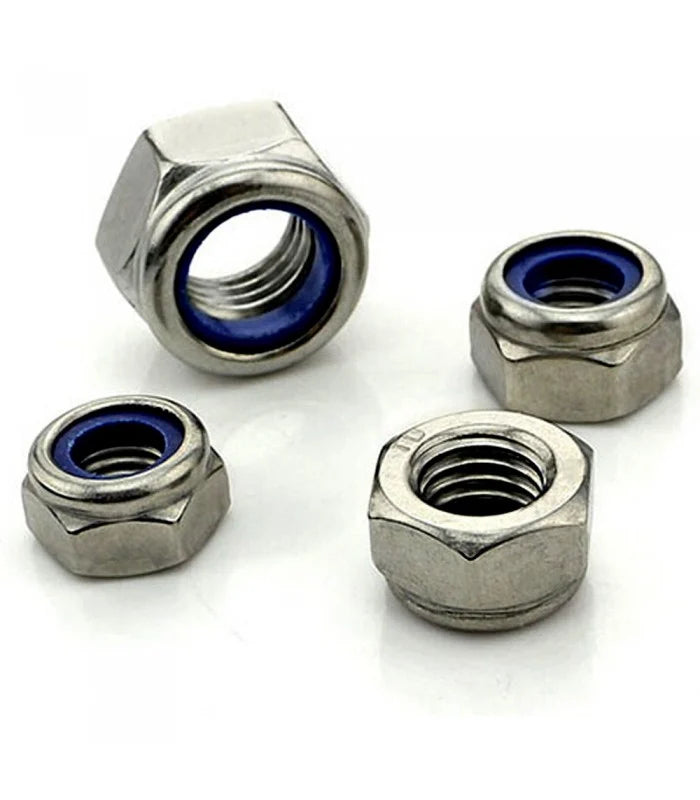 Easymech M5 MS Nyloc Nut – 5 Pcs