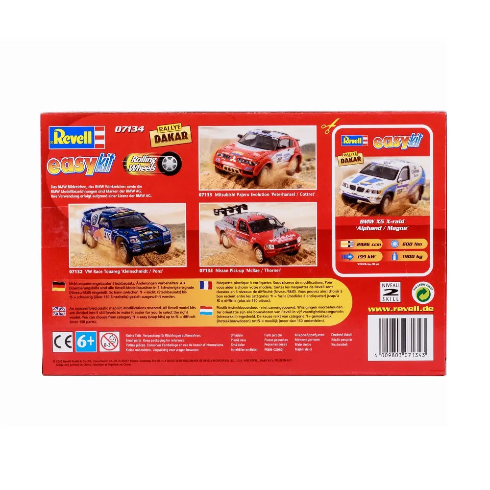 Revell Easykit BMW X5 X-raid Dakar Rally 1:32 Scale 07134