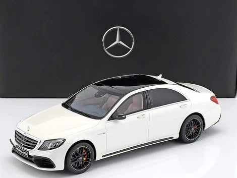 GT Spirit Mercedes Benz AMG S 63 Limited Edition Diamond White Bright 1/18