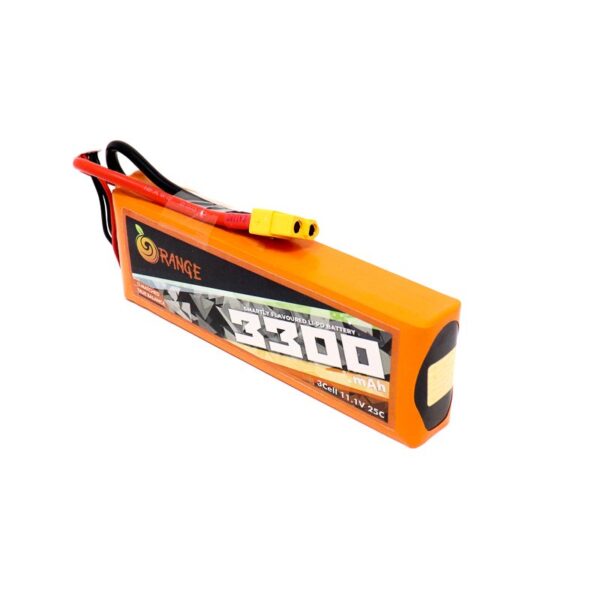 Orange 3300mAh 3S 25C/60C (11.1V) Lithium Polymer Battery Pack