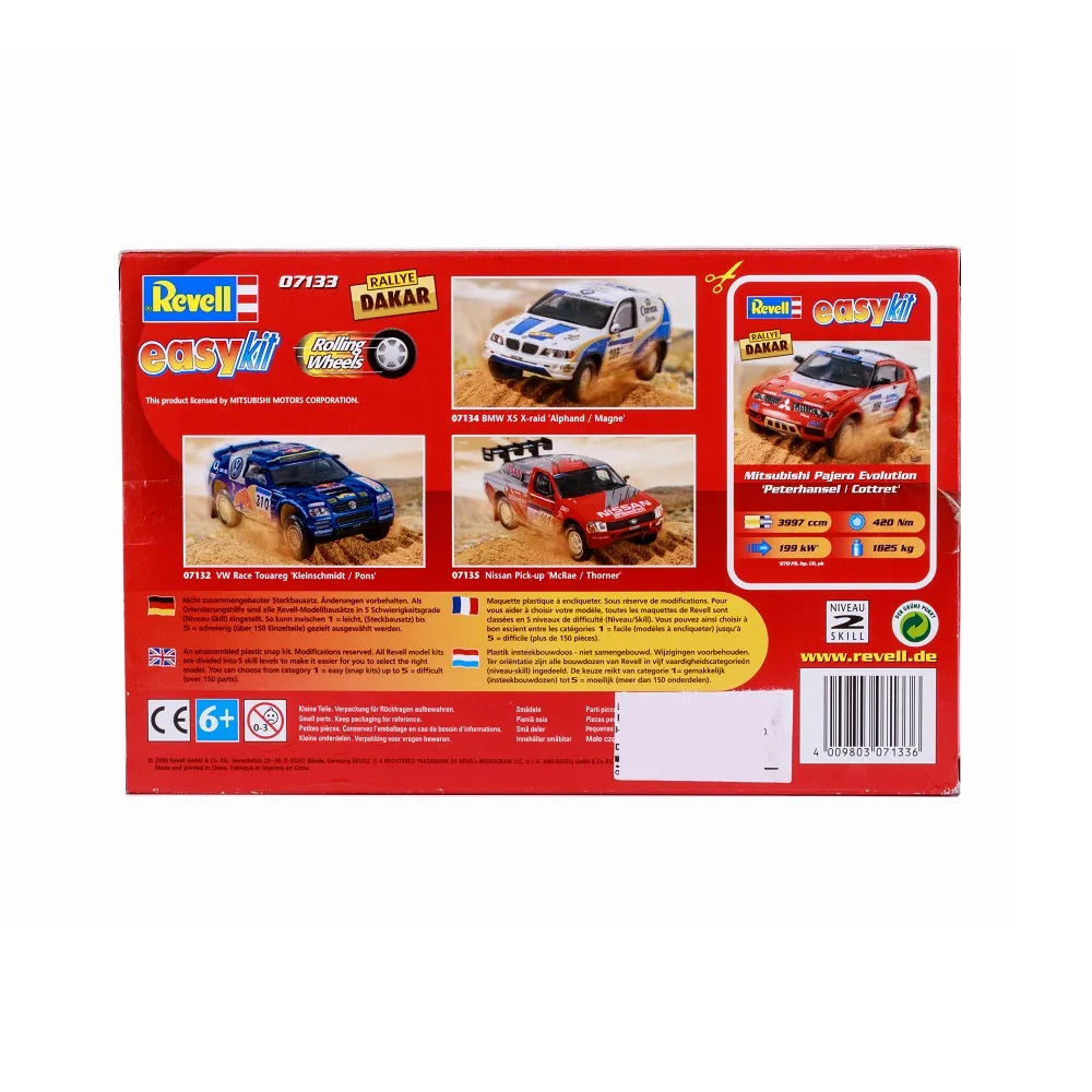 Revell Easykit Mitsubishi Pajero Evolution Dakar Rally 1:32 Scale 07133