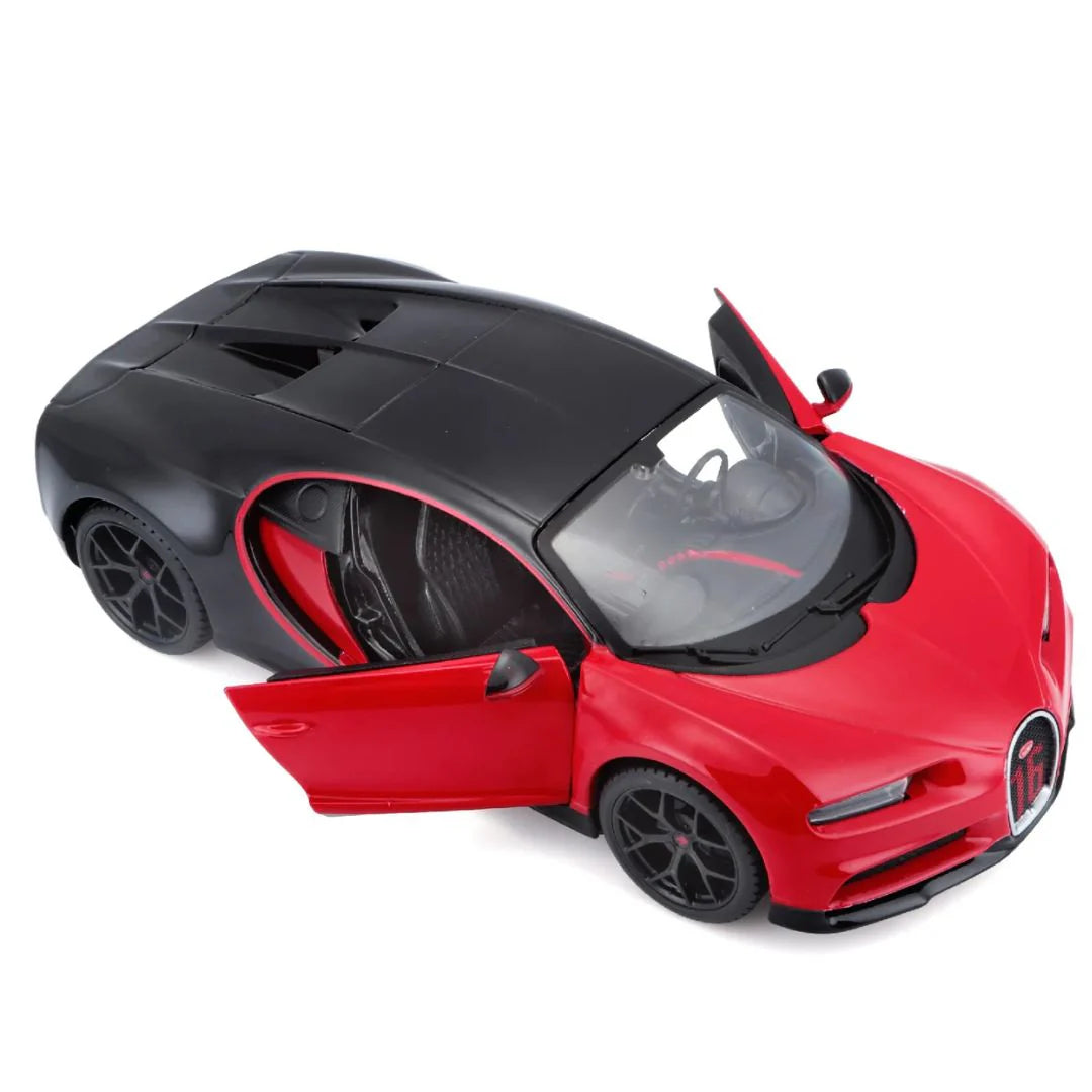 MAISTO BUGATTI CHIRON 1/24 RED SPORT DIECAST MODEL 51524