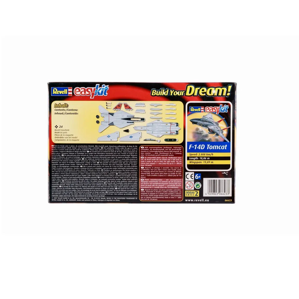 Revell Easykit 1:100 Scale F-14D Tomcat Fighter Aircraft – 06623