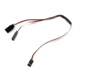 Y CONNECTOR-1JR Male To 2 Futaba Female Y Type Servo Extension Wire(300Mm)