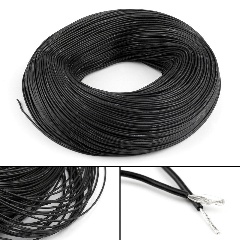 High Quality Ultra Flexible 22AWG Silicone Wire 10m (Black)