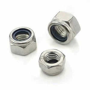 Easymech M5 MS Nyloc Nut – 5 Pcs