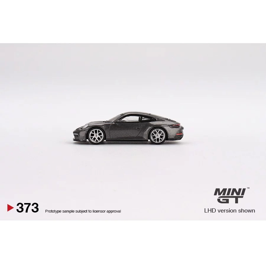 MINI GT Porsche 911 (992) GT3 Touring Agate Grey Metallic 1:64 Scale Diecast Car