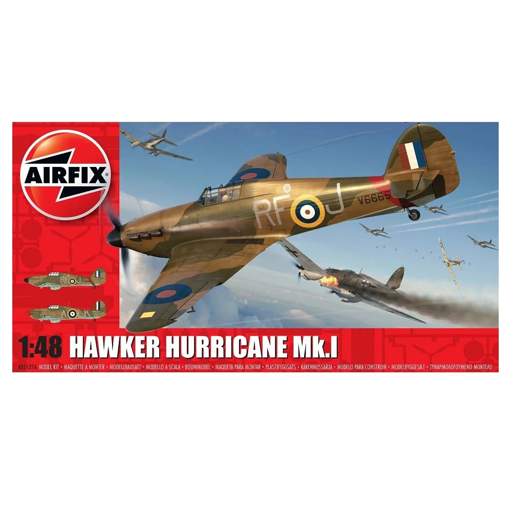 Airfix A05127A 1:48 Scale Hawker Hurricane Mk.I Aircraft Model Kit