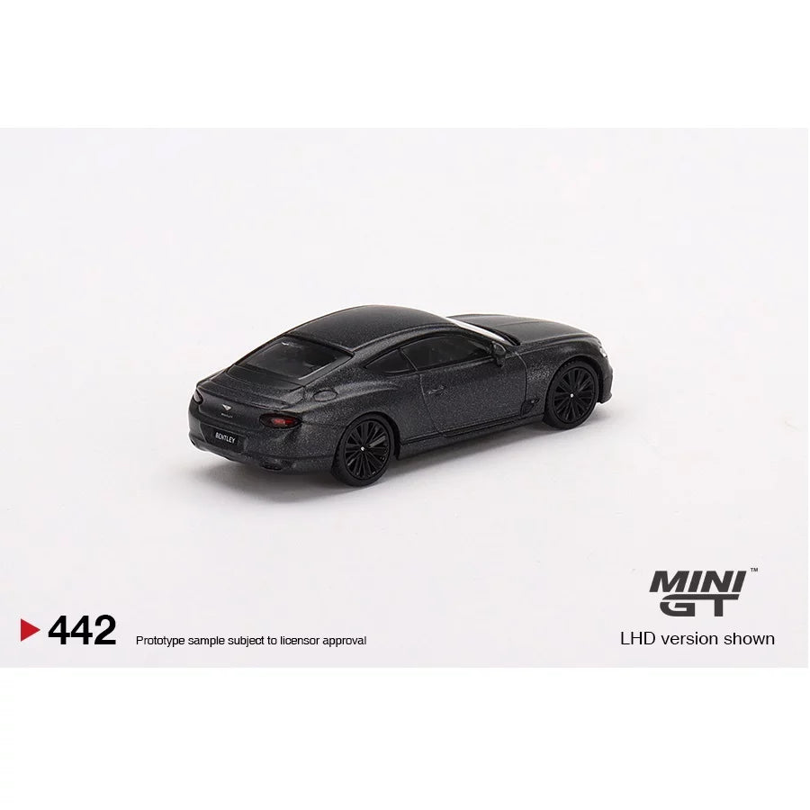 MINI GT Bentley Continental GT Speed Anthracite Satin 1:64 Scale Diecast Car