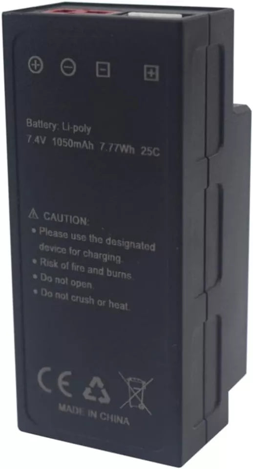MJX HYPERGO 2S 7.4V 1050MAH LI PO BATTERY B105A