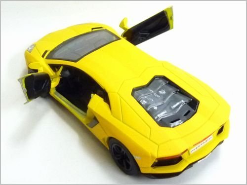KINSMART LAMBORGHINI AVENTADOR LP 700-4/ MURCIELAGO LP 640/VENENO 1:36 SCALE NO:KT5370D (YELLOW)
