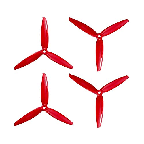 PROPELLERS ORANGE HD 6042(6X4.2) TRI BLADE FLASH PROPELLERS 2CW+2CCW 2 PAIR FERRARI RED