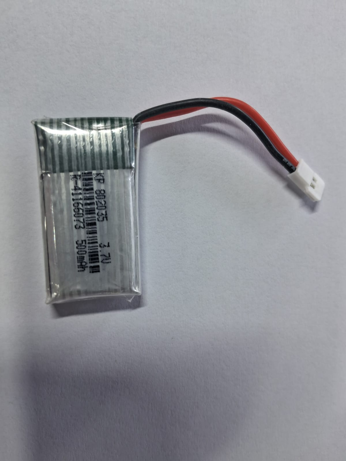 LIPO 3.7V 500MAH 1S BATTERY