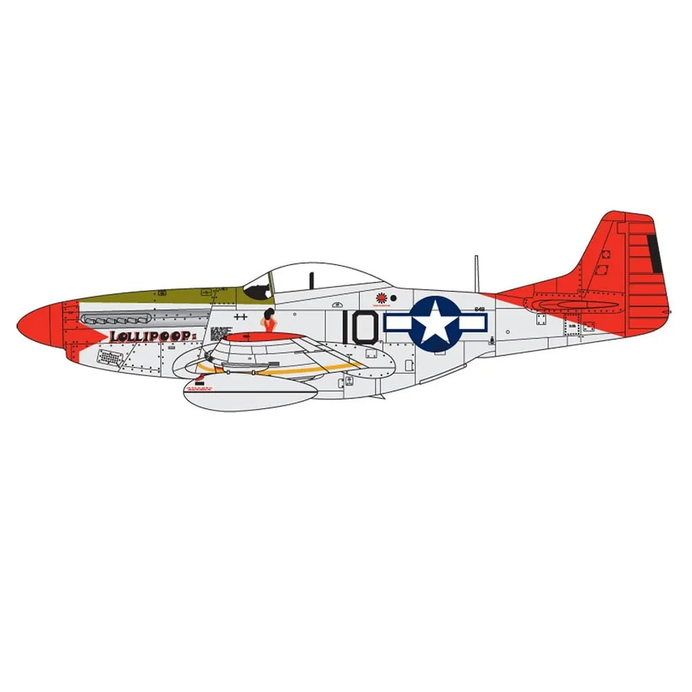 Airfix A01004 1:72 North American P-51D Mustang Aircraft Model Kit