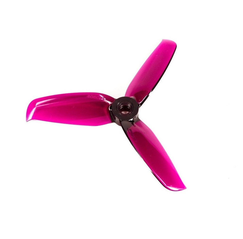 Orange HD 4052(4X5.2) Tri-Blade Flash Propellers 2CW+2CCW 2 Pair-Transparent Purple